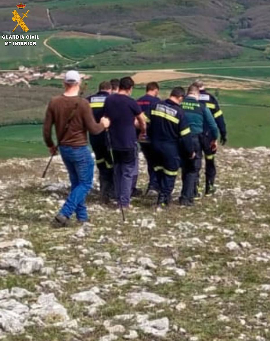 Rescatado un hombre de 49 años tras sufrir un accidente de parapente en Palencia