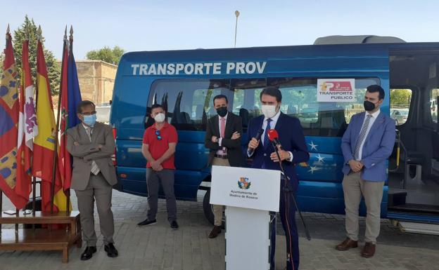 Tierra de Campos estrena el bono rural de transporte gratis para los vecinos de 27 pueblos