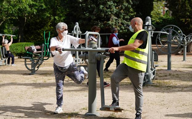 Salamanca inicia la Semana Savia con el programa de parques saludables para fomentar el ejercicio físico en zonas verdes