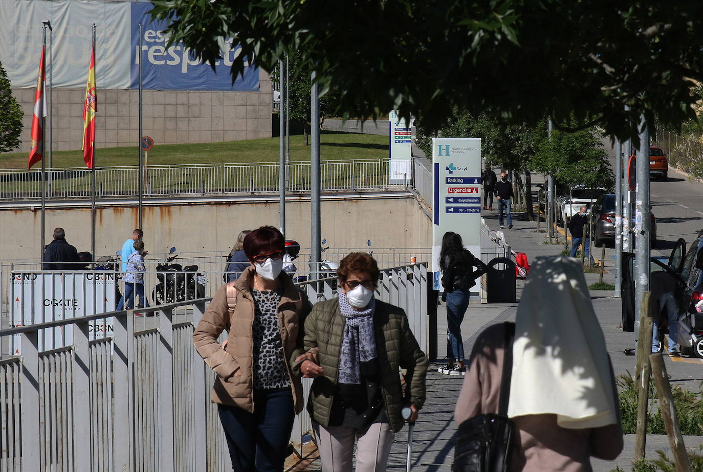 El Hospital de Segovia encadena por primera vez desde agosto tres días sin ingresos por covid