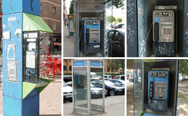 La agonía de las cabinas telefónicas de Valladolid deja 71 de 98 rotas y a finales de año desaparecen todas