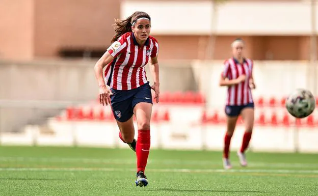 La salmantina Carmen Álvarez debuta con el primer equipo del Atlético de Madrid marcando un gol