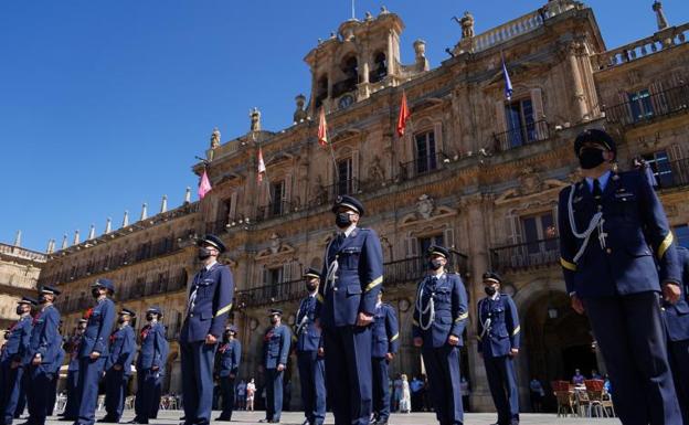 Honores al Grupo de Escuelas de Matacán en el Ayuntamiento de Salamanca