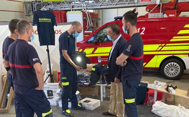 La Diputación de Salamanca entrega nuevo equipamiento a los principales Parques de Bomberos de la provincia