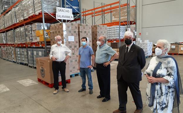 Salamanca recibe más de 108.000 kilos de alimentos para las personas más desfavorecidas