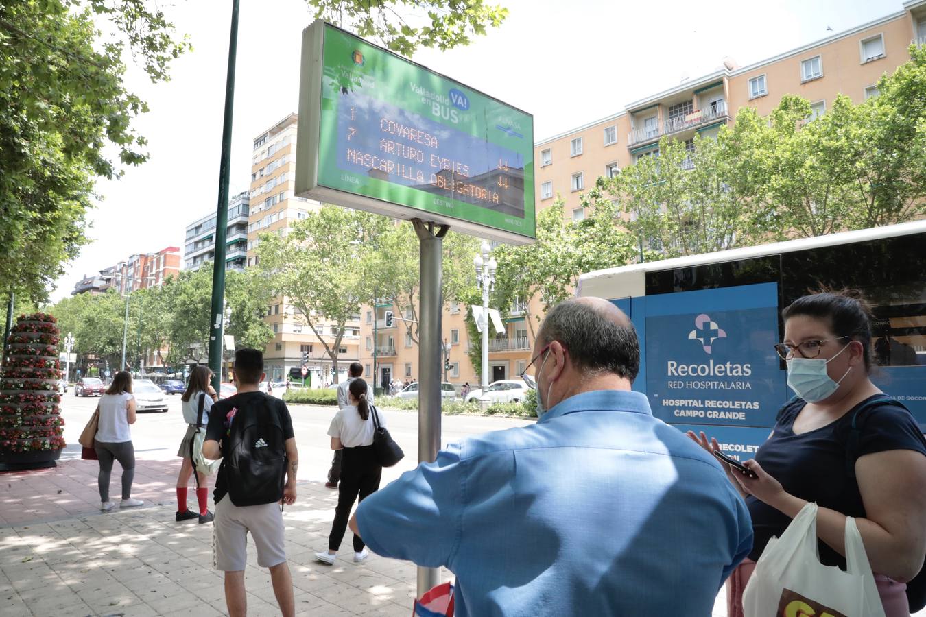 Primera jornada de paros en Auvasa