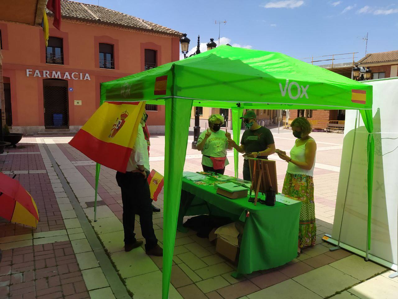 Vox puede instalar su mesa informativa en Carbonero el Mayor después de un «malentendido»