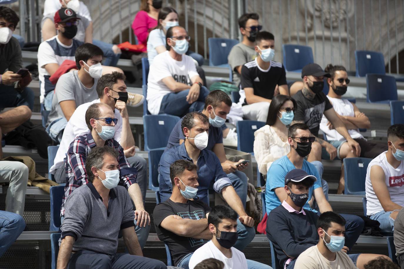 Dieciseisavos de final del Pádel World Tour en la Plaza Mayor de Valladolid