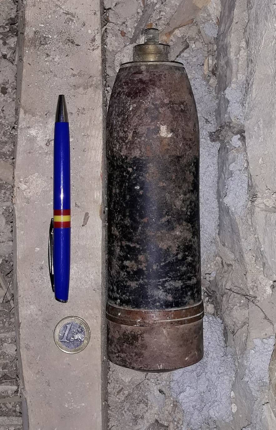 Detonan un proyectil de la Guerra Civil en Torreval de San Pedro