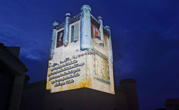 Torrelobatón presume de su historia a través de un videomapping