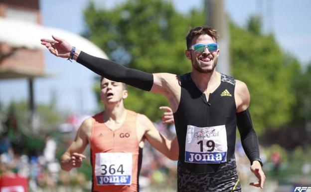 Óscar Husillos, campeón de España de 400 metros