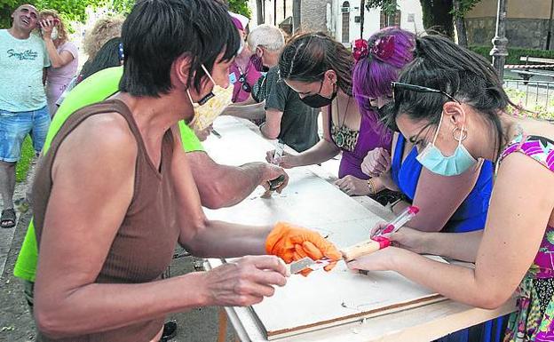 Un mural conmemora las Comunidades y la República