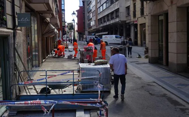 La urbanización de la calle Pasión afronta la recta final de cara al inicio de las obras en María de Molina