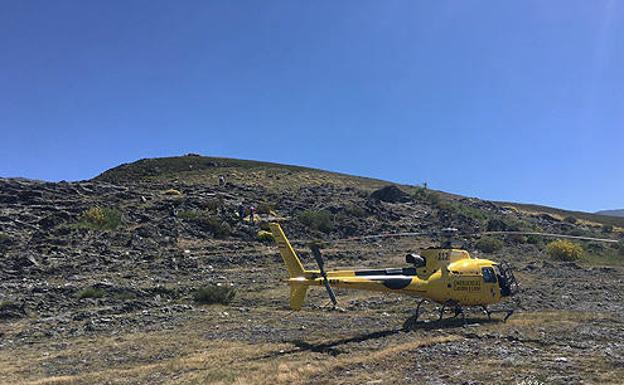 Rescatada una mujer de 72 años tras sufrir una caída en una zona de difícil acceso en la provincia de León