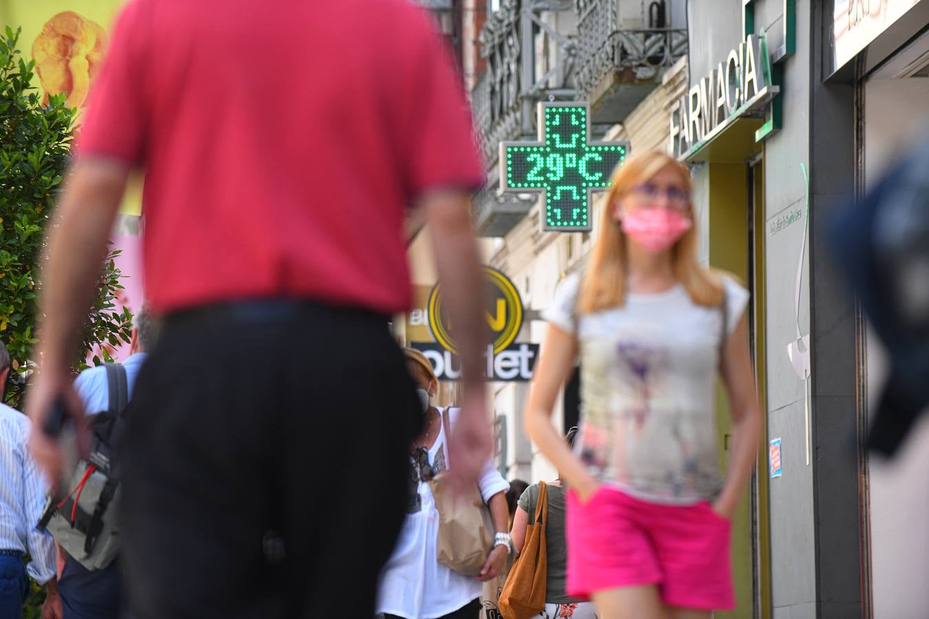 Altas temperaturas en Valladolid en el primer día de julio