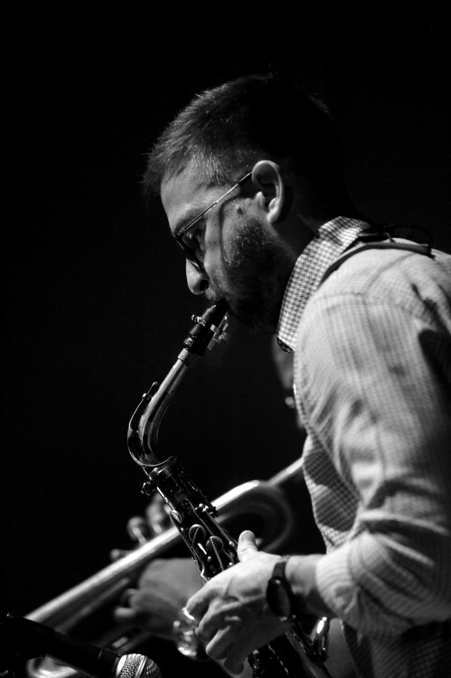 Actuación de David Ruiz Septet en el Festival de Jazz de Medina del Campo