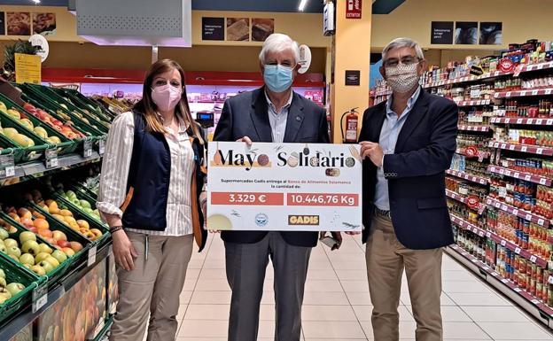 El Banco de Alimentos de Salamanca recibe 10.446 kilos de productos y 3.329 euros gracias a Gadis y sus clientes