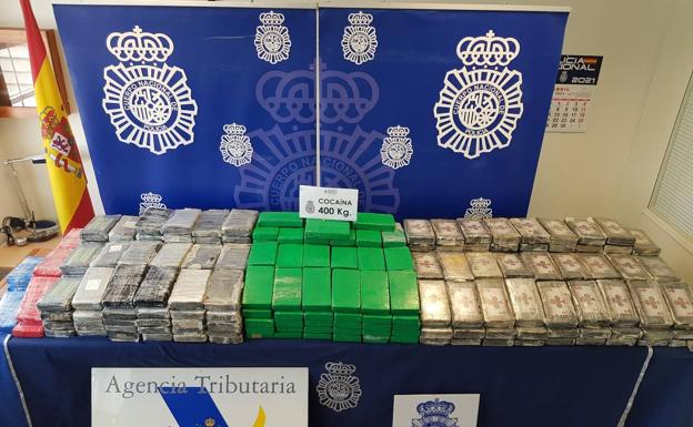 Vídeo: la cocaína que llegó por error a Valladolid estaba distribuida en 378 paquetes