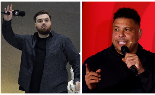 Ronaldo Nazário se cita con Ibai Llanos