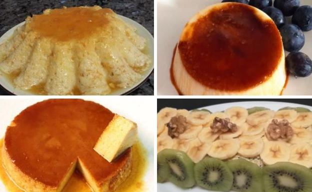 Cuatro tipos de flan para chuparse los dedos