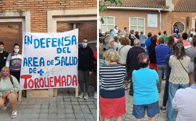 Más de doscientas personas reclaman en Torquemada que se mantengan los servicios sanitarios