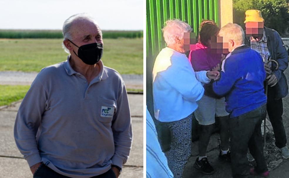 El rescatador de la desaparecida en Palencia: «Parece que Dios hizo que la viera»