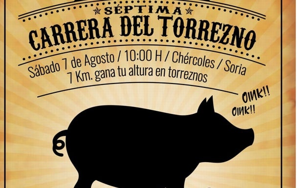 Chércoles vuelve a organizar la VII Carrera del Torrezno el 7 de agosto