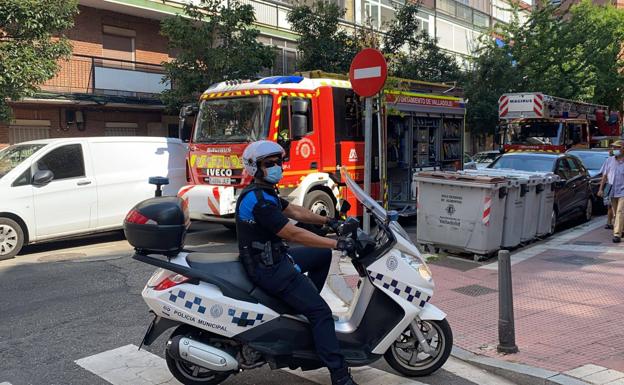 Los bomberos acuden a una vivienda de Valladolid por el humo procedente de un cuadro eléctrico