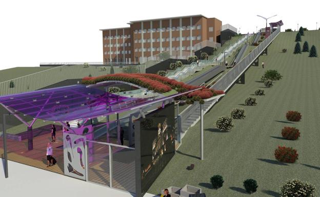 Aprobado el proyecto para decir adiós a los 138 escalones de la ladera de Parquesol que mira al estadio