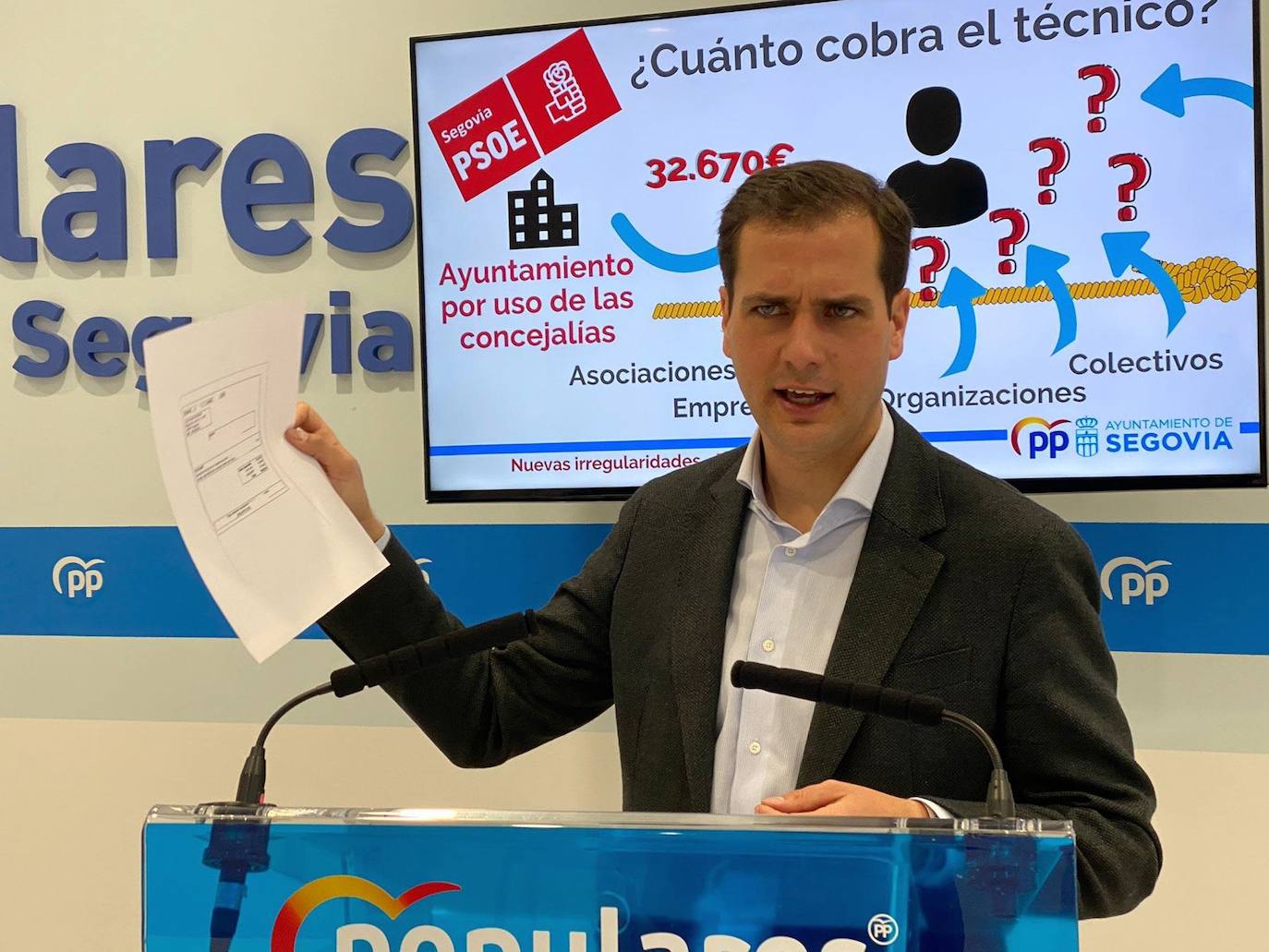 El PP sopesa demandar al Ayuntamiento de Segovia por «falta de transparencia»