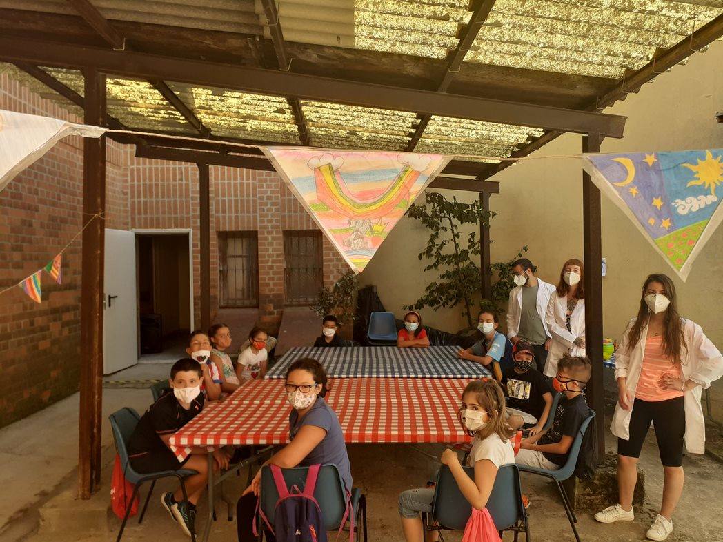 Disfrutando del deporte y de las fiestas de Santiago en Frómista