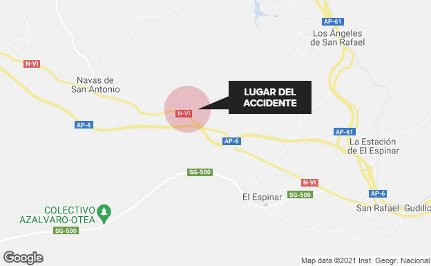 Dos heridas en un accidente de tráfico en Navas de San Antonio