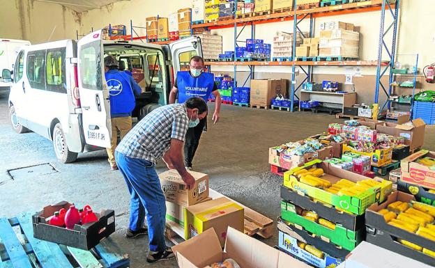 El Banco de Alimentos ayuda cada mes a 520 familias en Palencia desde el inicio de la pandemia