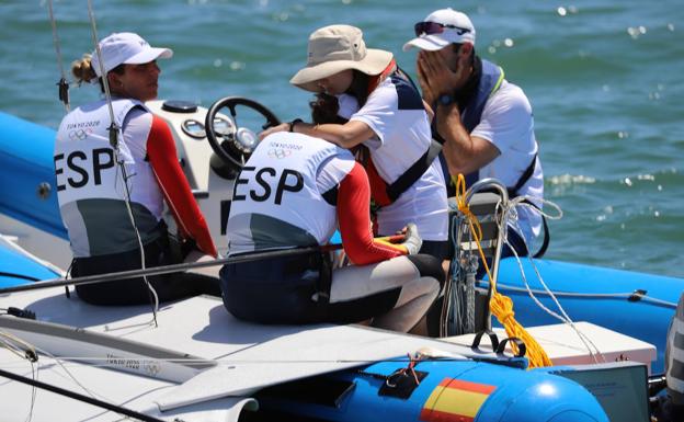 Támara Echegoyen y Paula Barceló, a las puertas de medalla en 49erFX