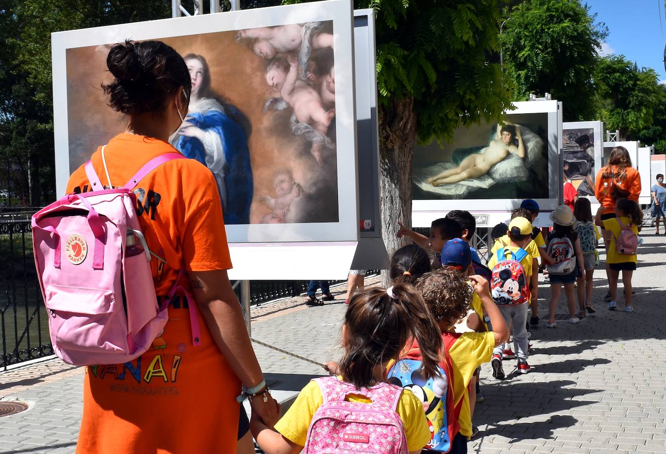 Aguilar de Campoo inaugura la exposición 'El Prado en las calles'