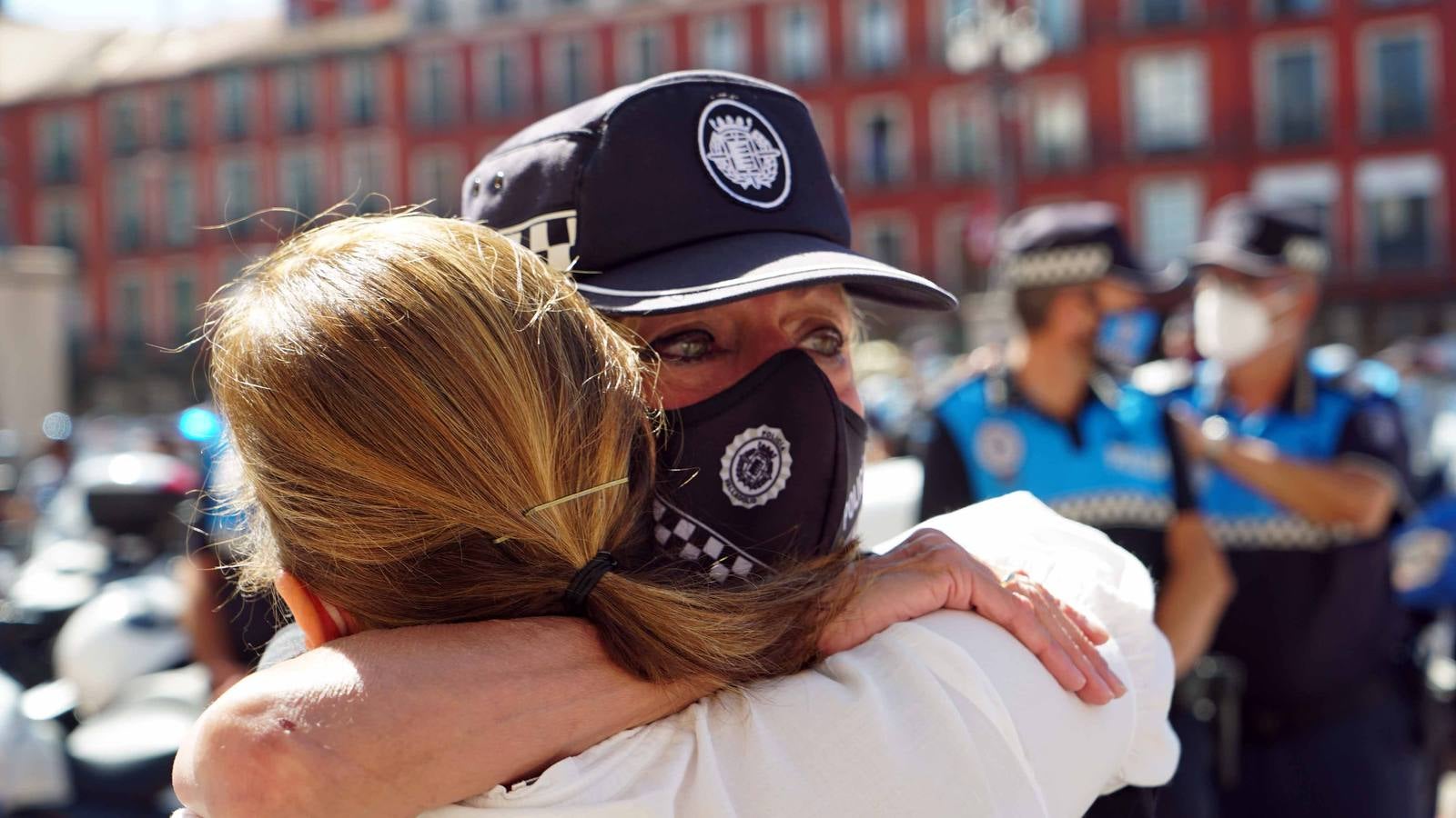 Acto de homenaje al polícía fallecido en acto de servicio en Valladolid