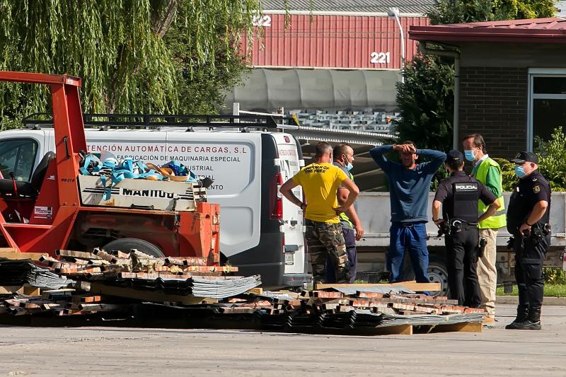 Investigan las causas del accidente laboral mortal en Burgos