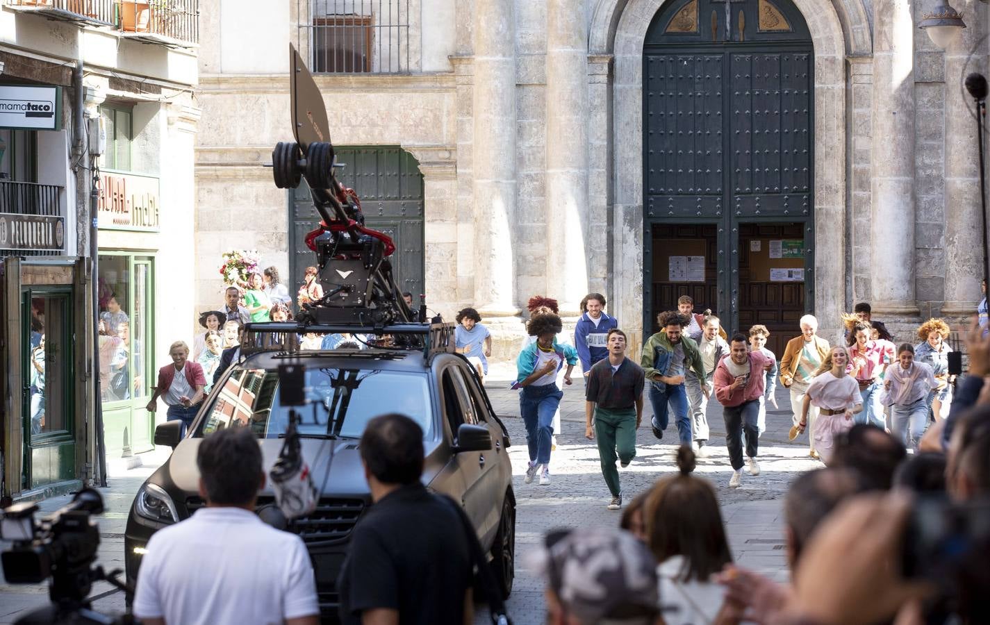 Fotos Rodaje en Valladolid de 'Voy a pasármelo bien', la película sobre canciones de Hombres G Fotos Rodaje en Valladolid de 'Voy a pasármelo bien', la película sobre canciones de Hombres G
