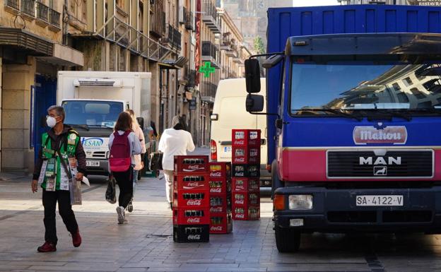 Podemos denuncia los incumplimientos diarios del bando sobre carga y descarga de Salamanca