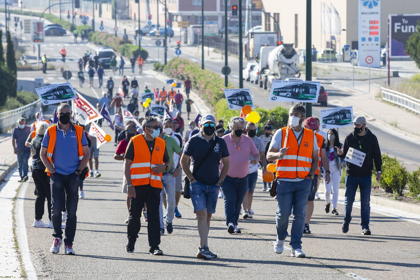 Los trabajadores de Auvasa desconvocan los paros indefinidos previstos para septiembre