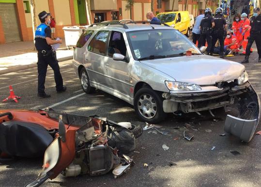 Un conductor drogado arrolla a un policía al maniobrar con su vehículo en Valladolid