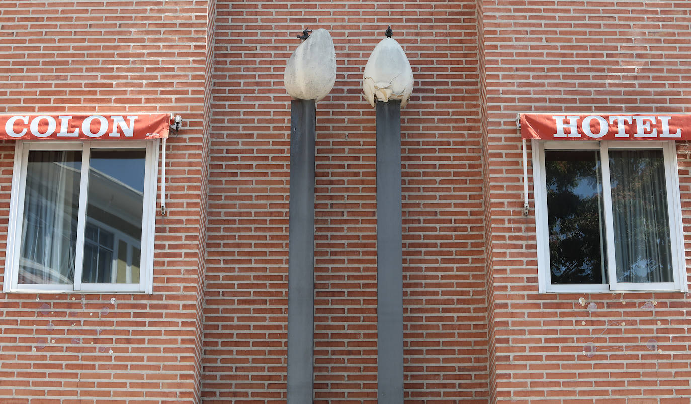 El hotel Colón abrió con la llegada de la Vuelta Ciclista a Palencia en 1986