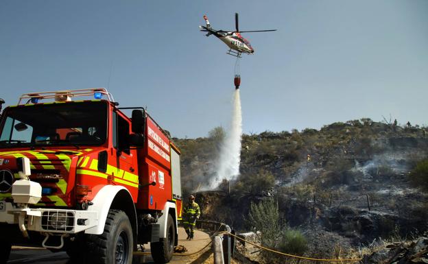 Un incendio forestal acecha el yacimiento arqueológico de Siega Verde