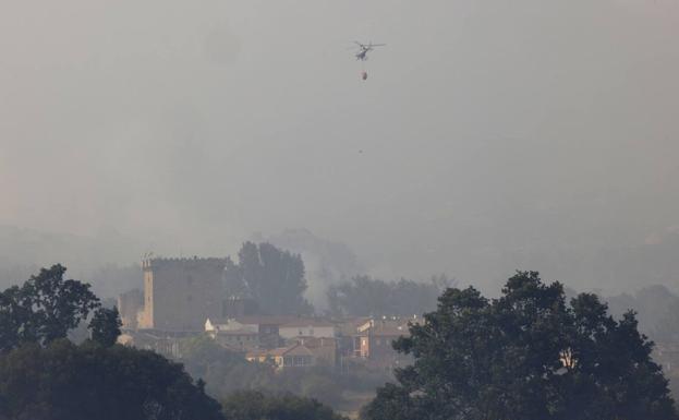Solicitan la activación del Sistema Copernicus en el incendio de Navalacruz