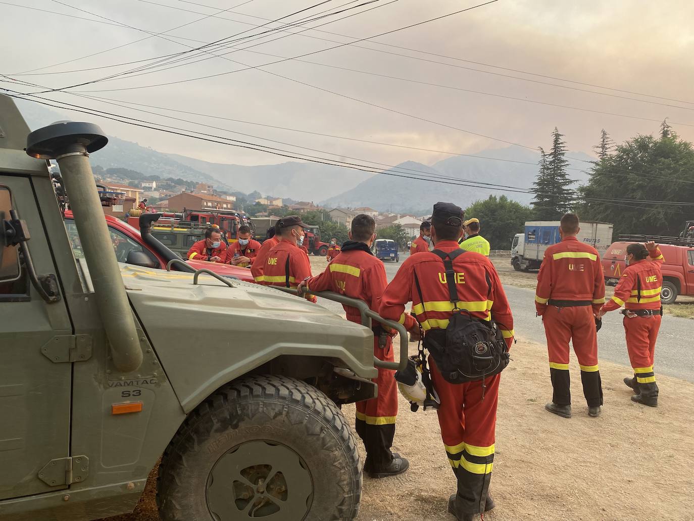 El lunes continúa el incendio de nivel 2 en la provincia de Ávila