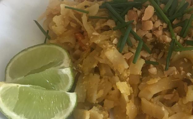 Pad Thai de lechazo