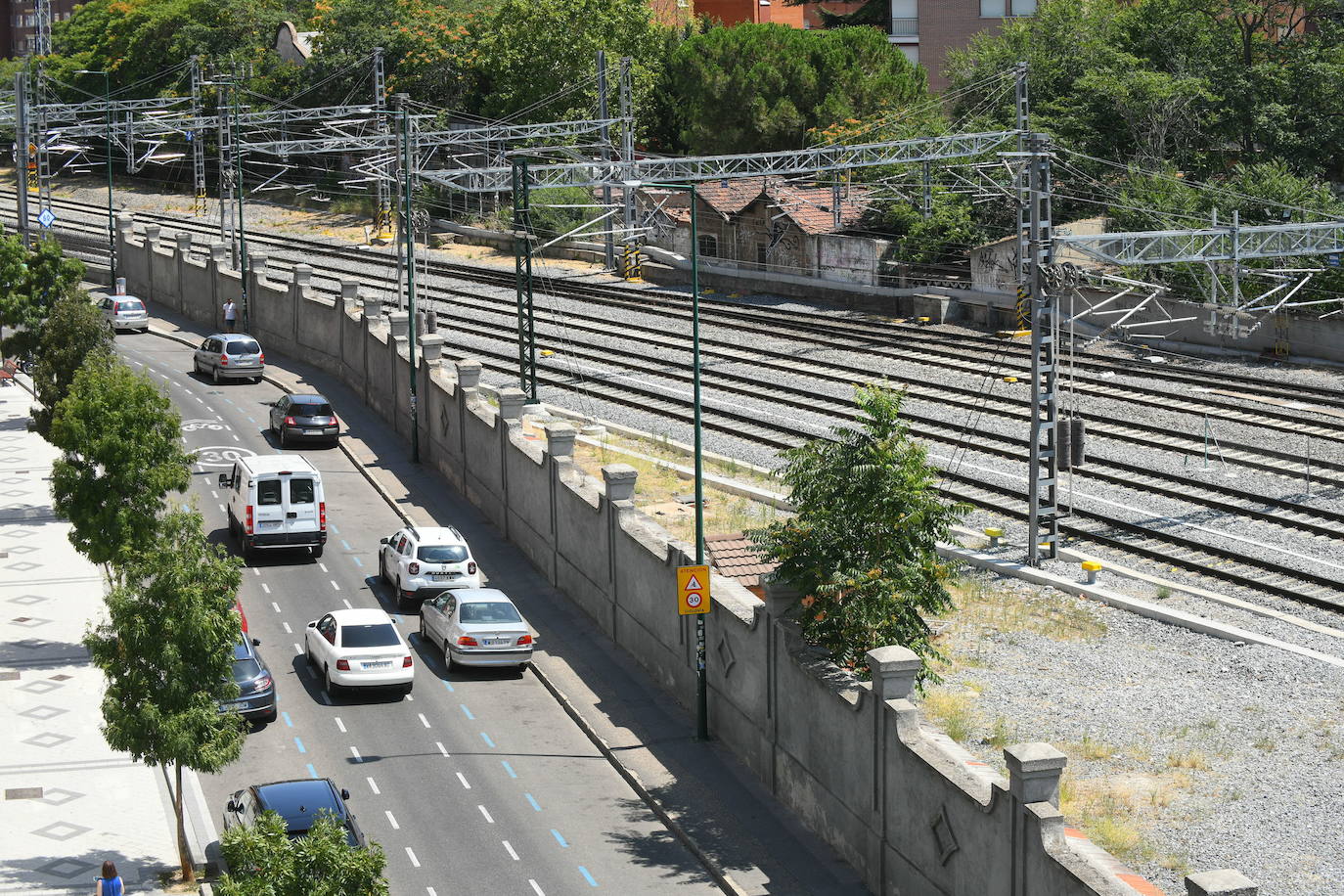 Un grupo de vecinos de Valladolid registra una plataforma para pedir el soterramiento