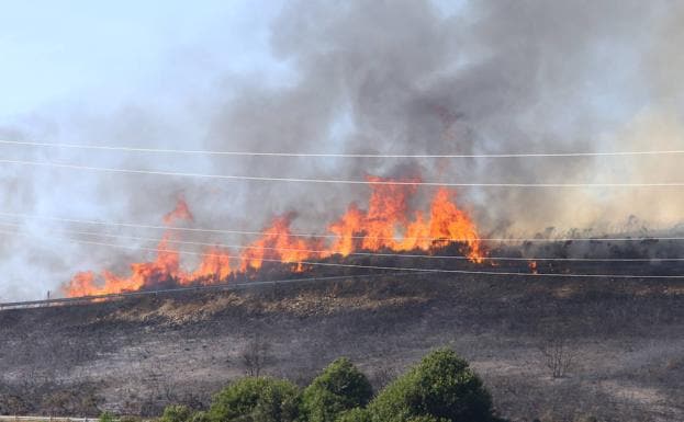 En nivel 1 de peligrosidad sendos incendios en Zamora y León