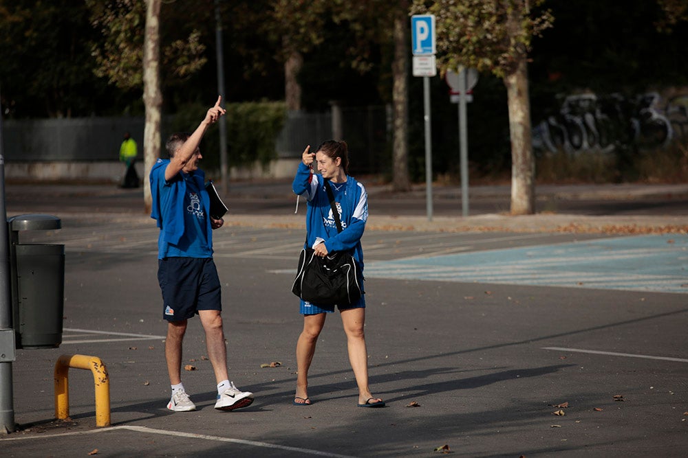 Entrenamiento del CB Avenida con las internacionales