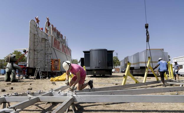 Los feriantes llegan esperanzados a Valladolid después de meses de parón: «Va a ser la mejor feria de toda España»